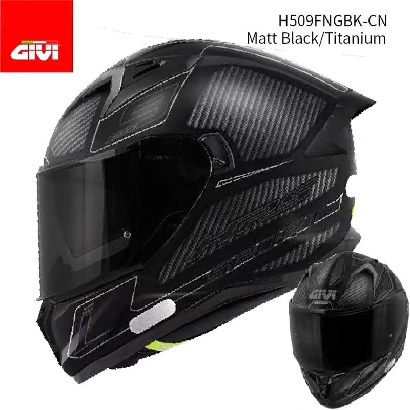 Italy Original GIVI Motorcycle Helmet ECE Appeoved Full Face Double Lens Off-Road Helmet Cascos Para Moto Capacete Casco Moto