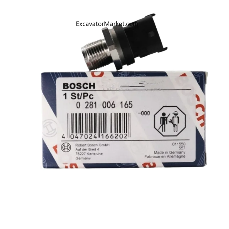 For Bosch Rail Pressure Sensor Common Rail Pressure Sensor Plug 0281002937 364 425 937 365 high quality excavator accessories