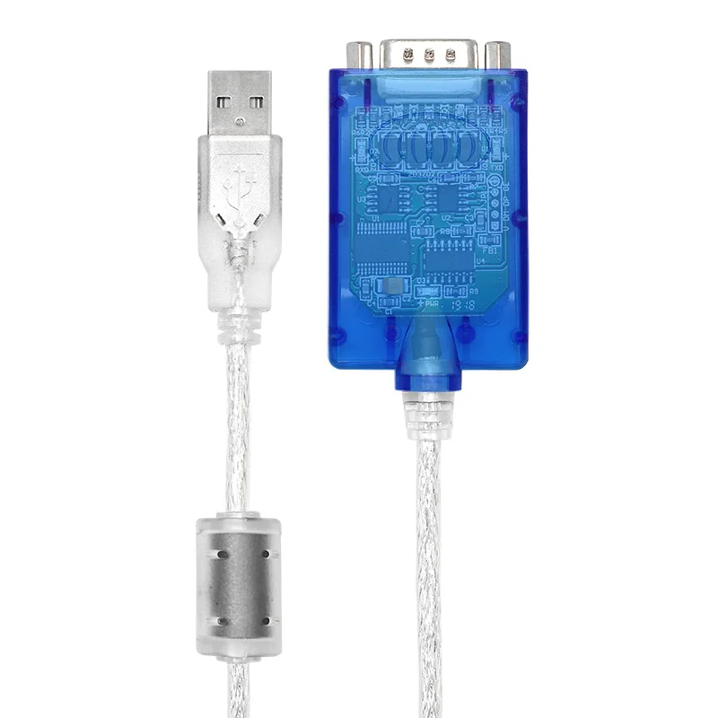 UOTEK 1.5m 3m USB à RS-422 RS-485 Convertisseur RS422 RS485 USB2.0 Câble DB9 Adaptateur Transparent avec Chipset Anneau Magnétique UT-890A