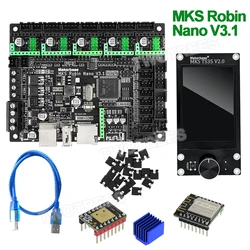 Makerbase MKS Robin Nano V3.1 Control Board 3D Printer Motherboard TS35 TFT Touch Screen/WIFI Module Suitable for A4988 TMC2209