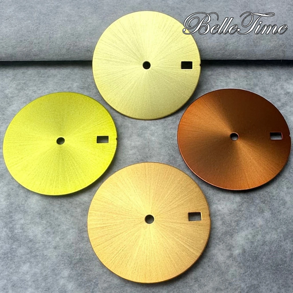 جودة عالية 28.5 مللي متر أمة الله ساعة الطلب أسود فضي أزرق أحمر أخضر برتقالي وردي وجوه تناسب NH35 NH36 حركة الملحقات ﻿