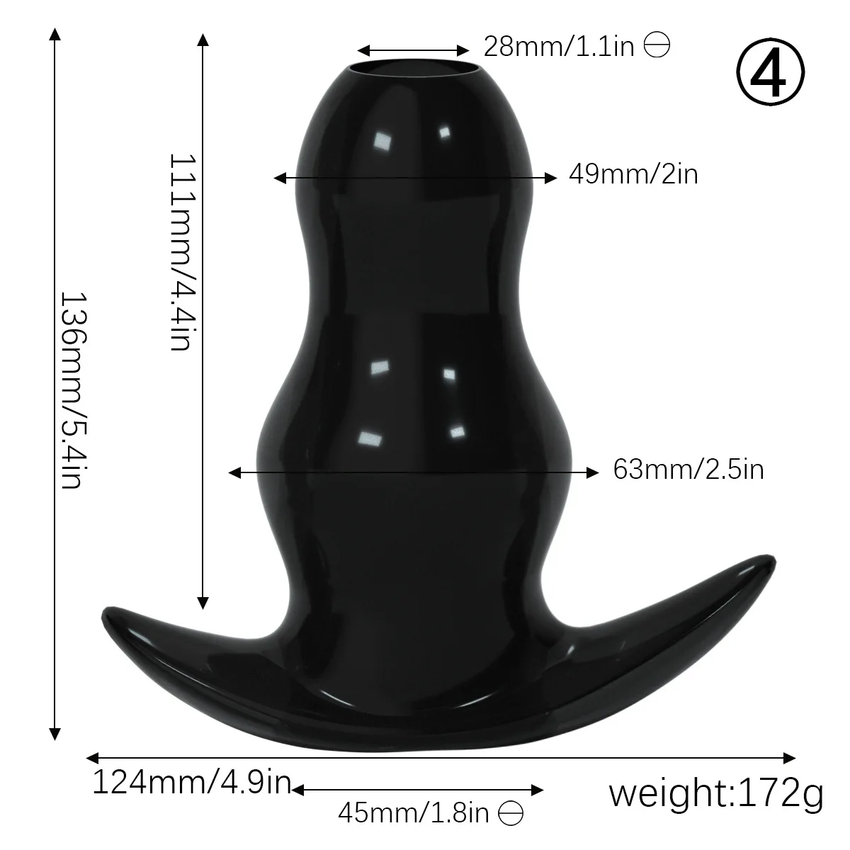 Soft Silicone Hollow Buttplug Speculum Expander Vagina Butt Plugs Adult Sex Toys For Woman Men Anal Dilation Plug Sex Products