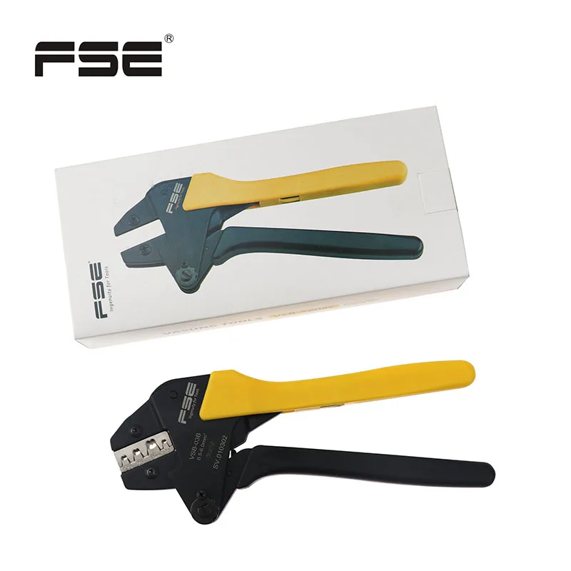 Narzędzie do zaciskania przecinak do kabli Crimper 0.25-10mm 20-10AWG szczypce, narzędzia szczypce do zagniatania drutu izolowane i nieizolowane okucia