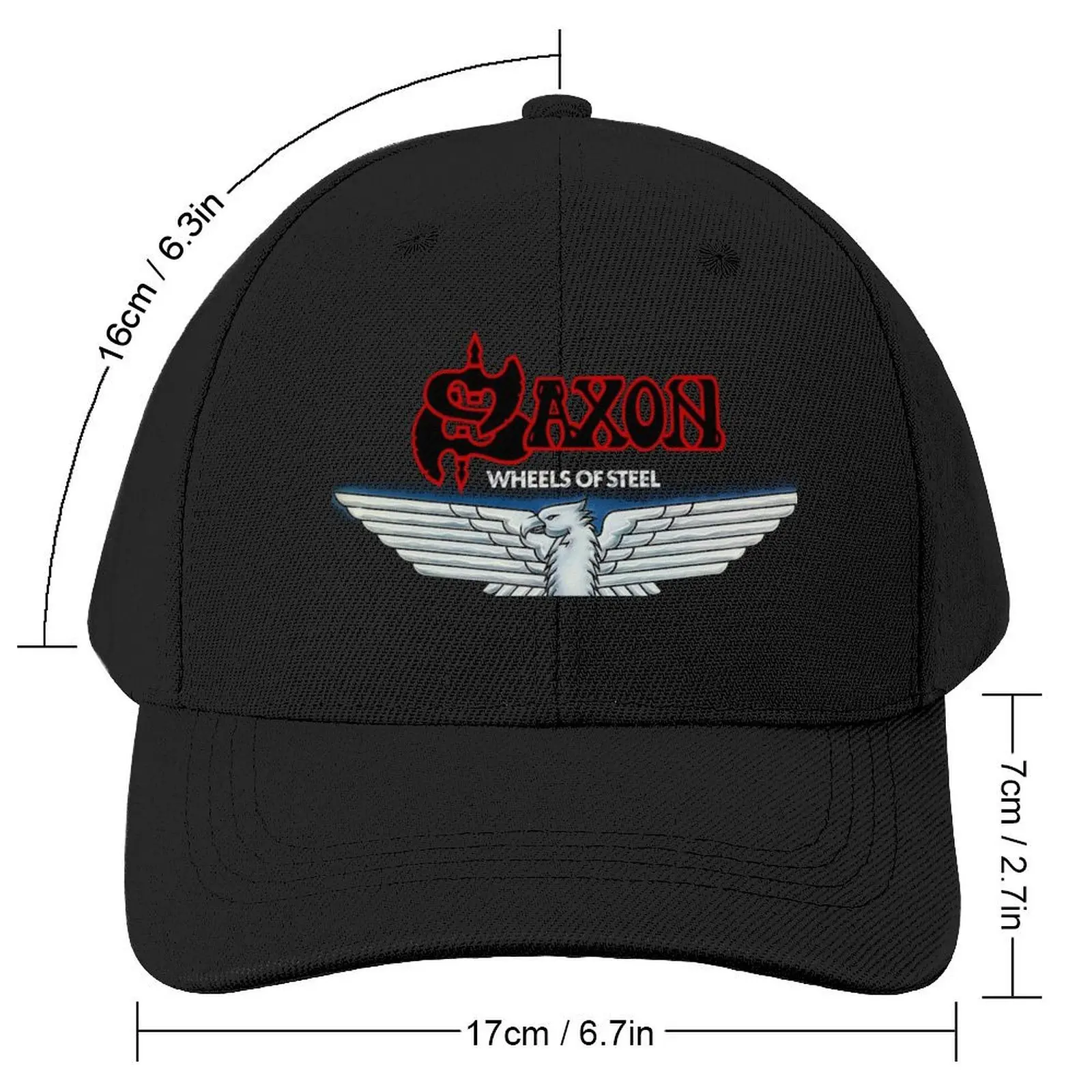 WHEELS OF STEEL SAXON Baseball Cap cute Cosplay Trucker Hat Hat Luxury Brand Caps For Women Men's