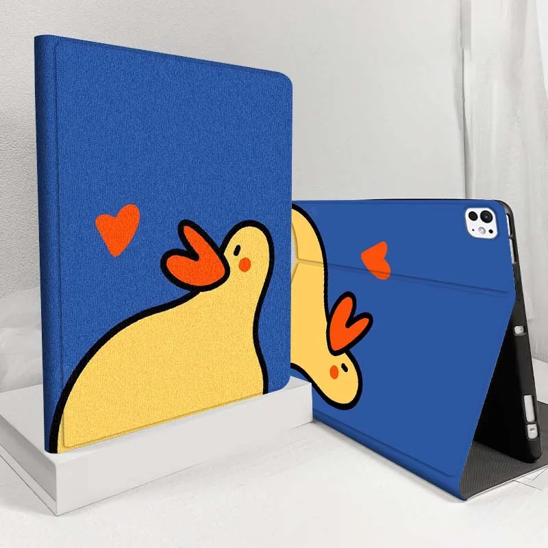 

Duck sunglasses headscarf For iPad Pro Air 5 4 3 13 11 8 7 6 5 10th 7th 6th 10.5 12.9 10.9 Tablet Case