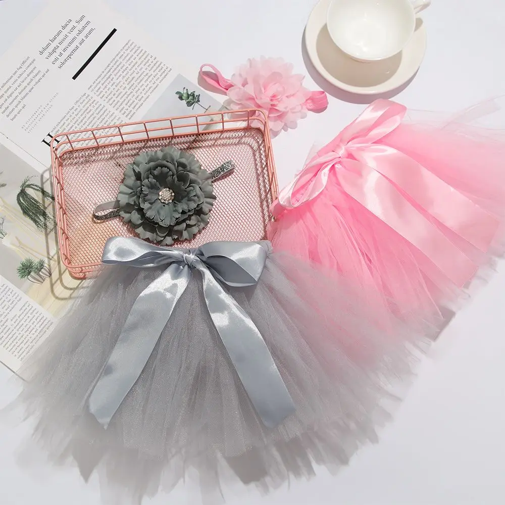 1Set Girl Newborn Photography Prop Clothes Hairband Newborns Costume  Headband Infant Tutu Skirt