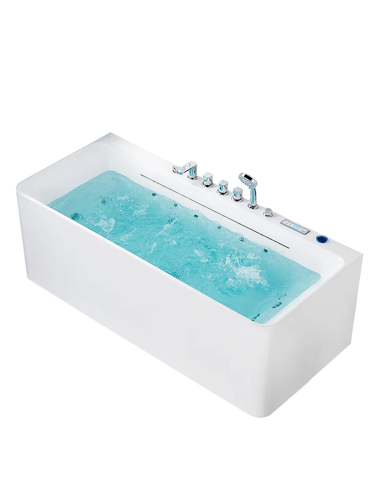 Insulated Bath Bathtub Small Apartment Household Bathroom Adult Acrylic Internet Celebrity Bathtub