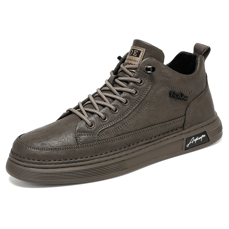 

New Style Sports Men's Shoes Large Size Breathable Lightweight Sneakers Trendy Thick Bottom Comfortable Anti-slip Outdoor Shoes