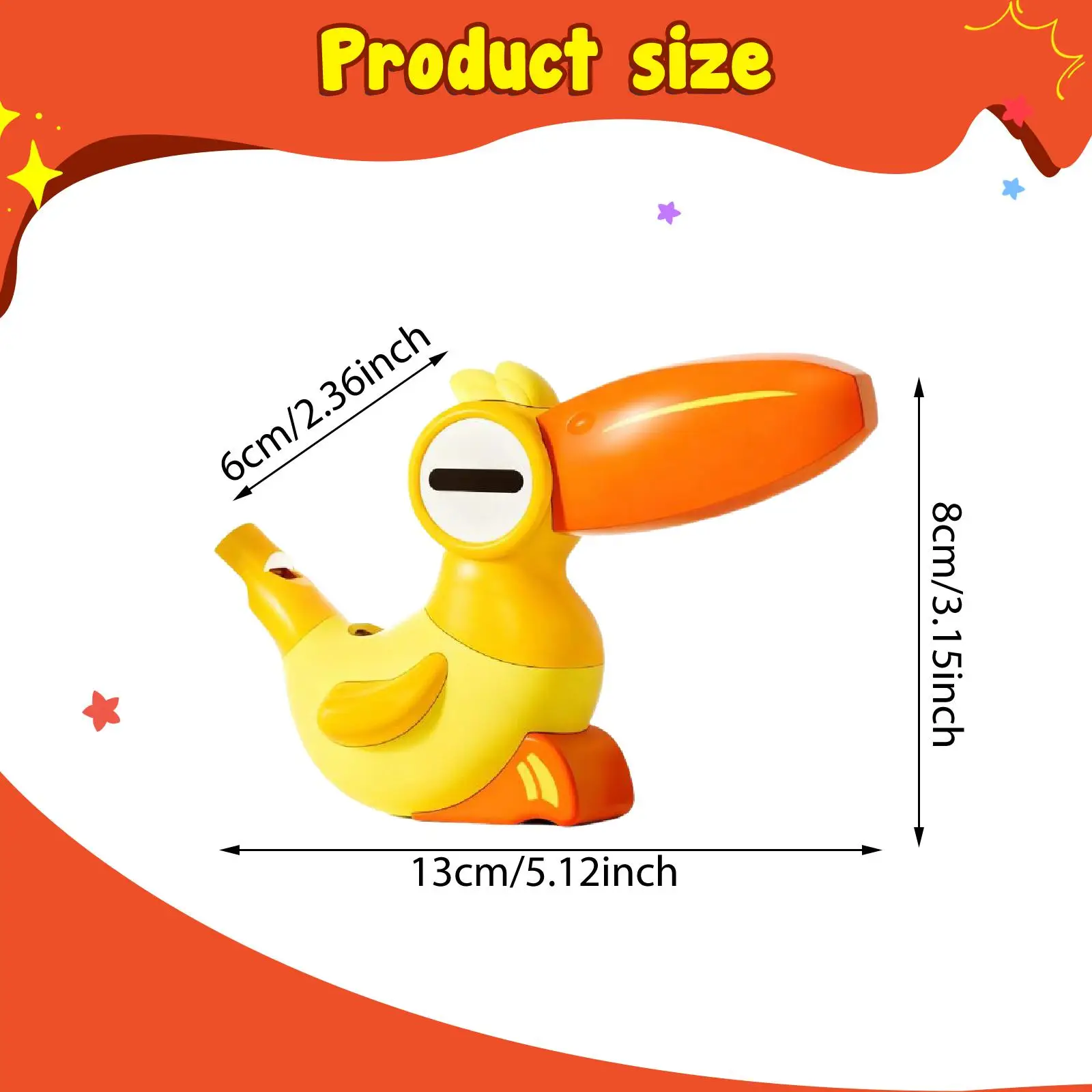 Vogel Waterfluit Vroeg Educatief Cadeau Lichtgewicht Schattig Lawaaimaker Vogeloproep Fluitje Muziekinstrument Speelgoed Jongens Meisjes