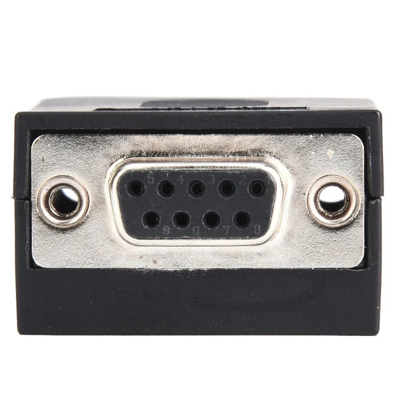 2Pcs DB9 9Pin Screw Type Serial To Terminal Female Connector Adapter With Case