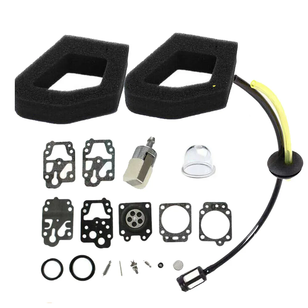 Imagem -04 - Kit de Reparo do Carburador Linha Combustível Reparação Carburador Kit para Honda Gx35 Gx25 Hhb25 Hhhh25 K20-wy Filtros ar Juntas Linha Combustível Kit