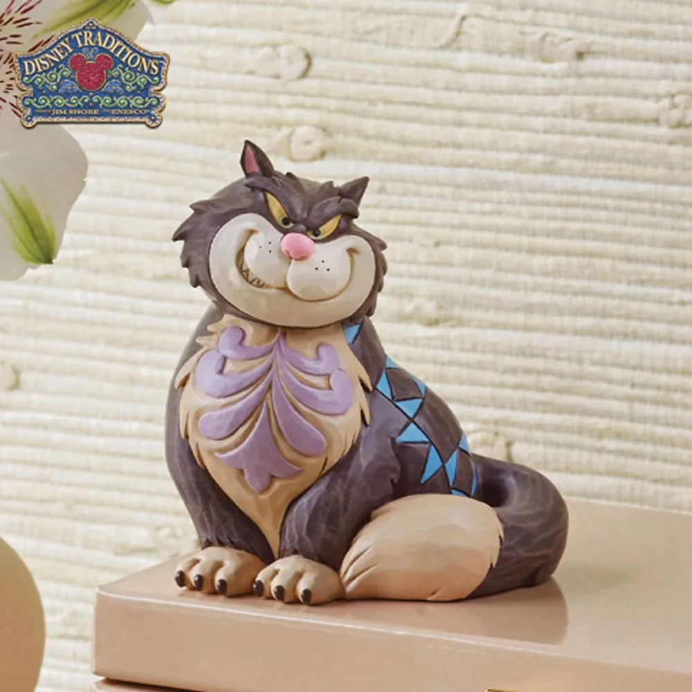 

Disney Cinderella Lucifer Cat Action Figure Toys 10CM Villains Lucifer Resin Anime Figures Dolls Collection Model Gifts for Kids