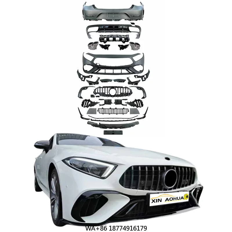 

New Hot Sale Price Discount Bumper Grille Tail Spoiler Exhaust Body Kit for C257 to GT63 Style Accessories