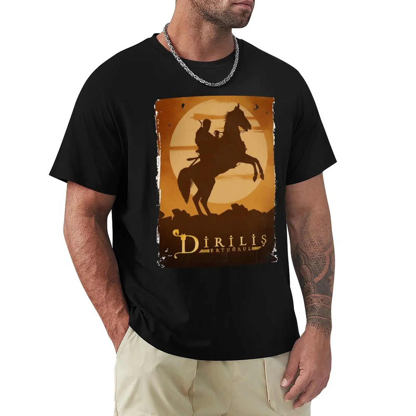 Dirilis Ertugrul - Turkish TV Series T-Shirt Simple Casual Short Sleeve Cotton T-Shirt