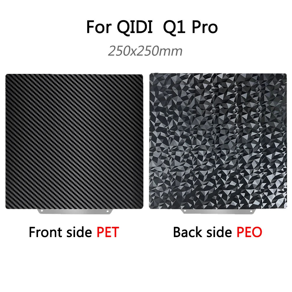 Produktbild von QIDI TECH Doppelseitiges PEI-Bett 310x310 Mm – Für PLUS4 3D-Drucker, Perfekte Haftung
