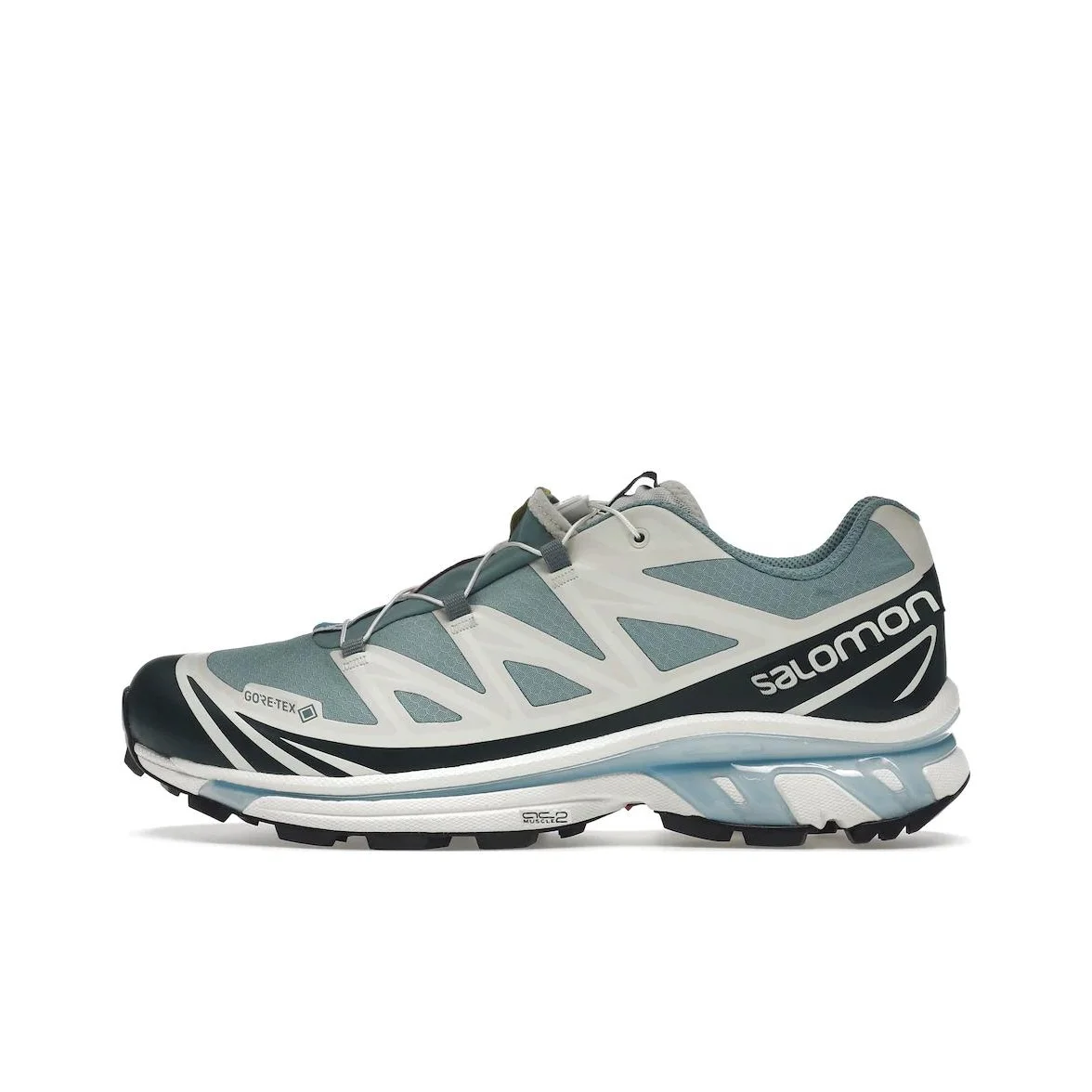 SALOMON x KITH Gore Tex 'Blue' Leather Comfortable Slip Resistant Abrasion Resistant Low top Outdoor Shoes Unisex L47206800