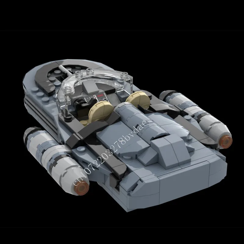 

313 шт. RGC-18 Landspeeder MOC креативная модель с видом на улицу, строительные блоки, архитектура, сделай сам, образование, сборная модель, игрушки, подарки