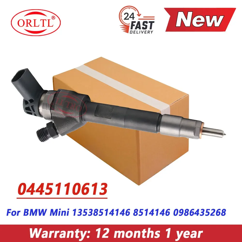 

0445110613 New Common Rail Nozzle 0445110 613 Diesel Injector 0 445 110 613 for BMW Mini 13538514146 8514146 0986435268