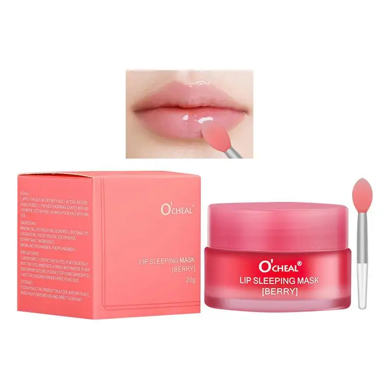 Lippen schlaf maske mit Kirsch frucht extrakt Lippen peeling zur Entfernung abgestorbener Haut Lippen pflege Lippen maske zum trockenen Peeling Lippen Lippen balsam