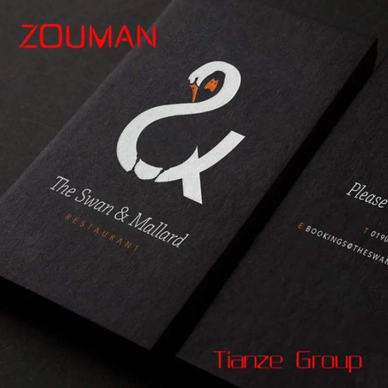 Luxus benutzer definierte Größe Design Logo Papier karten geprägt/geprägt Goldfolie Stempel Visitenkarten