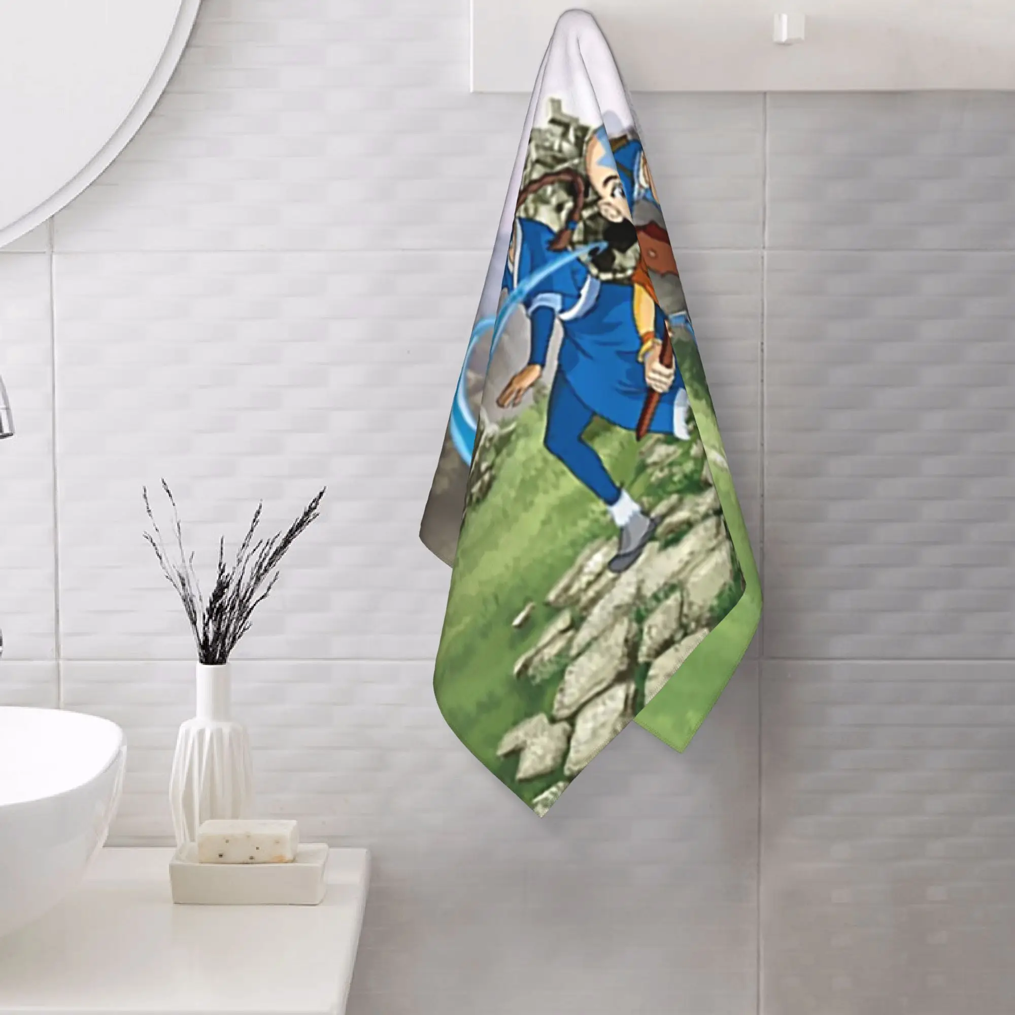 Custom The Last Paintbender Team Avatar Ultimate Soft Face Towel Quick Dry Pool Bath Cotton Towels Absorbent Quick