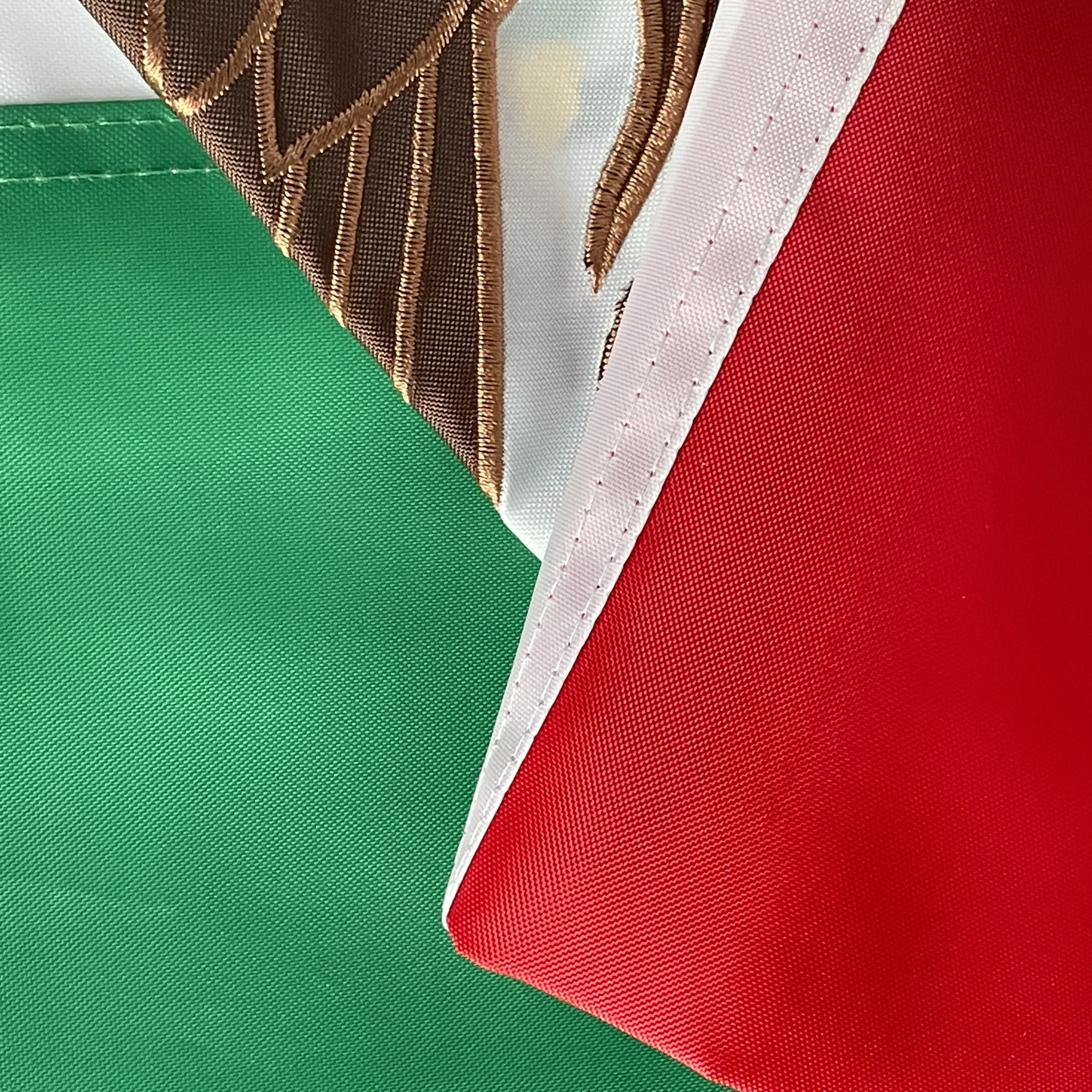 90X150CM Premium Mexico Mexican Flag 3x5 Outdoor Double Sided Embroidered Eagle  210D Nylon Mexican MX National Country Flags