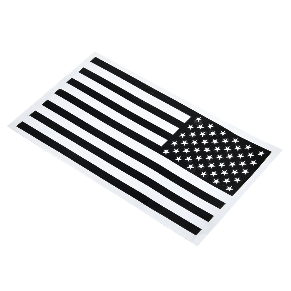 Vinyl For American Flag Sticker Bundle 2PCS for Jeep For Chevrolet Compatible with Automotive Exterior Right Left Side Hood
