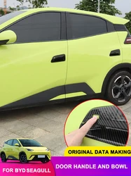 FIT BYD SEAGULL DOLPHIN MINI SURF ATTO 1 2024 2023 Car Door Handle Bowl ABS Plastic Pad Trim Protective Sticker Car Accessory