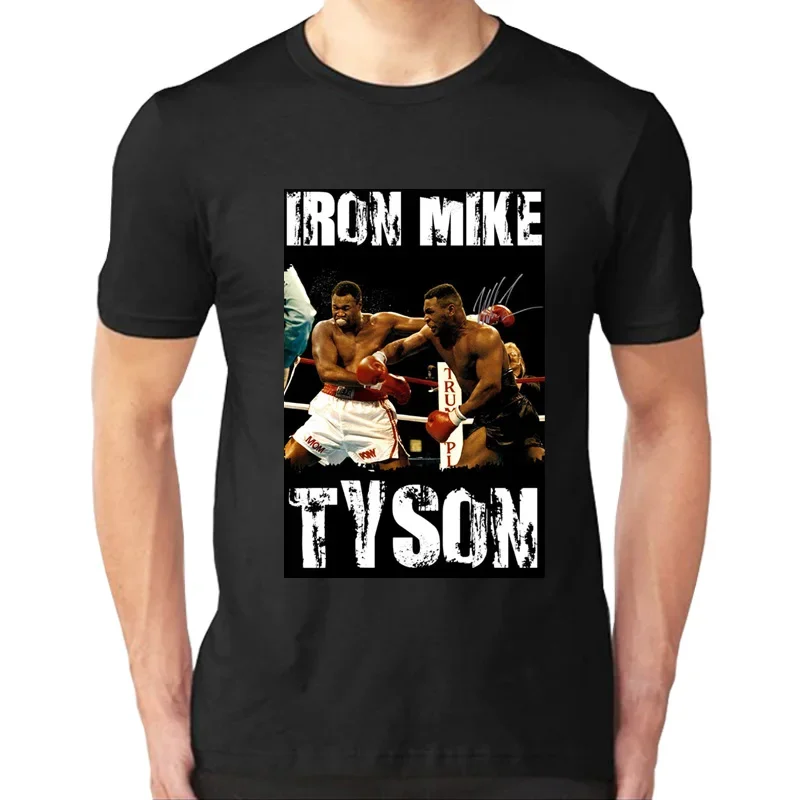 Iron Mike Tyson T-Shirt Boxing  Anniversary Cotton O-Neck Short Sleeve Men's T Shirt New Size S-3XL