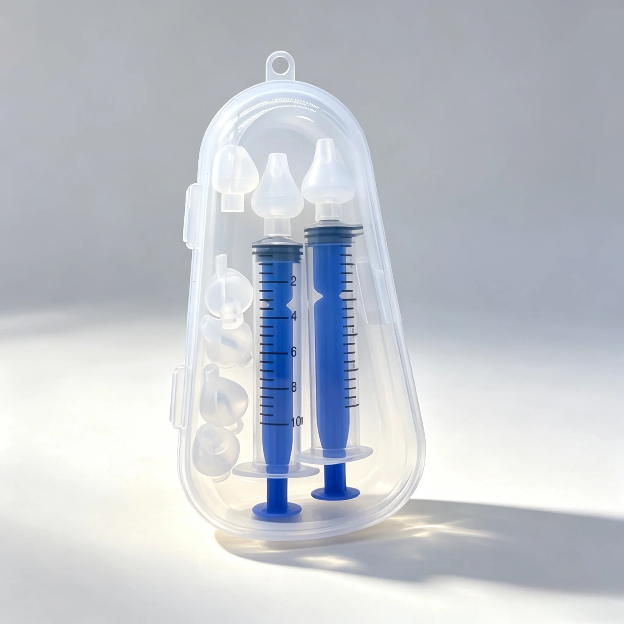 Silicone Baby Nasal Aspirator Syringe Baby Nose Cleaner Kids Rhinitis Nasal Washer Reusable Nasal Irrigator Washing for Children