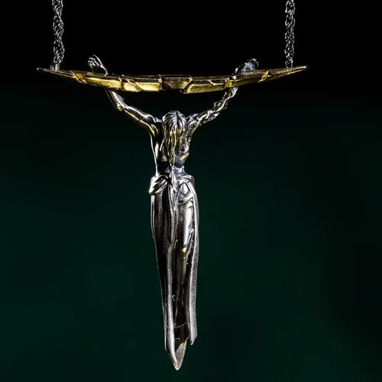 Collar Elden Ring 2025: El método del anillo de la Reina Eterna Marika, colgante de moda de juego de animación con regalo de joyería