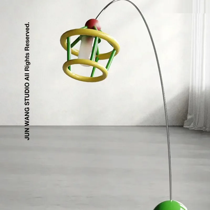 Lampada da terra a nuvola Camera per bambini Ragazzo Ragazza Cartoon Lampada da scrivania in dopamina Lampada da pesca verticale