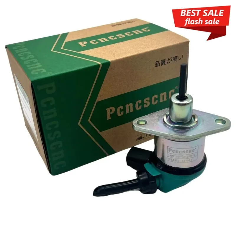 

V3600+ V3300 12V Fuel Shutoff Stop Solenoid 1G772-60012 For Kubota Engine