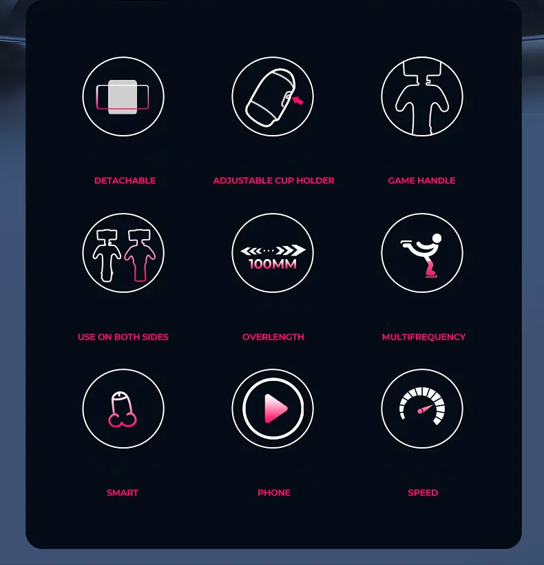 مضخة القضيب الأوتوماتيكية للرجال التلقائي تهتز ذكر الاستمناء مقابض مزدوجة ذكي متعدد التردد الأيدي الحرة الجيب #6