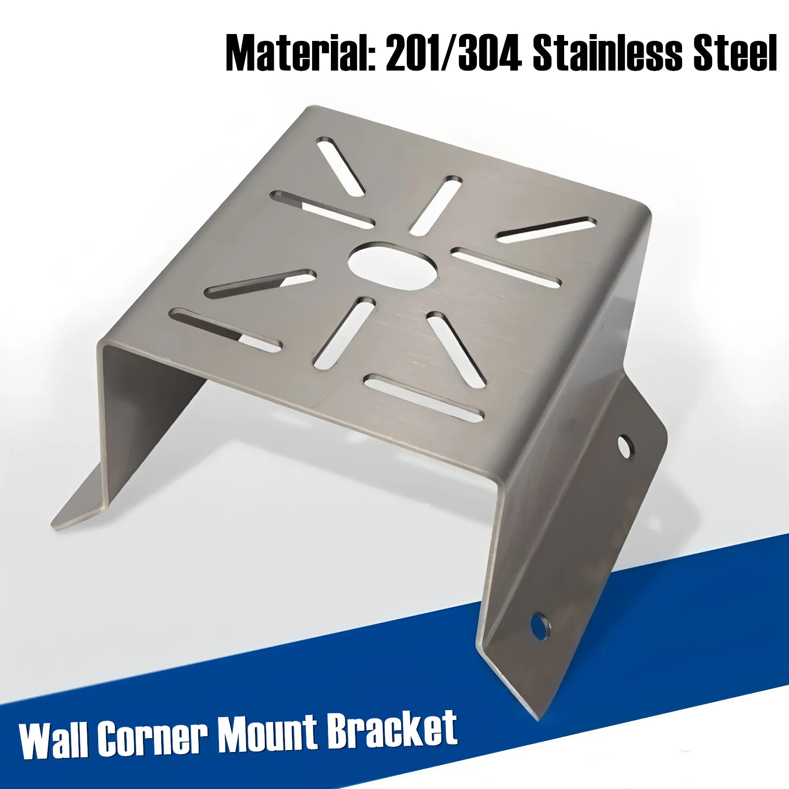 

Medium Size Stainless Steel 201/304 Vertical 90° Security Camera Wall Corner Mounting Bracket Surveillance Camera Holder Stand