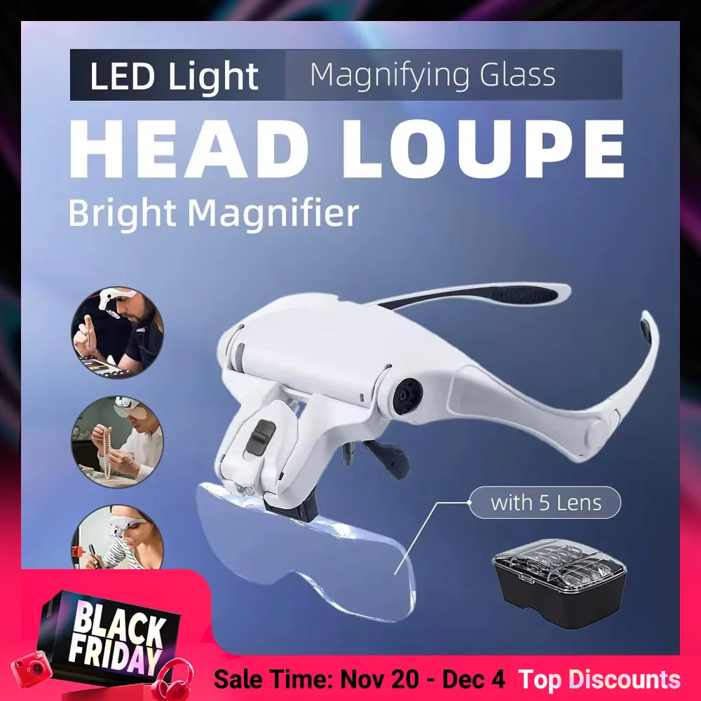 yZ[zዾ LED Cgwbhoh[y 5 Yg勾 1.0X-3.5X PxƖtΏvCǏp