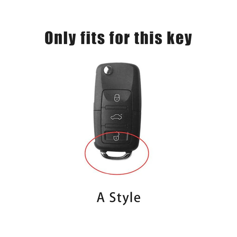 Car Zinc Alloy Key Case Cover Shell For Volkswagen VW Polo Bora Beetle Tiguan Passat B5 B6 B7 Golf EOS Scirocco Auto Accessories