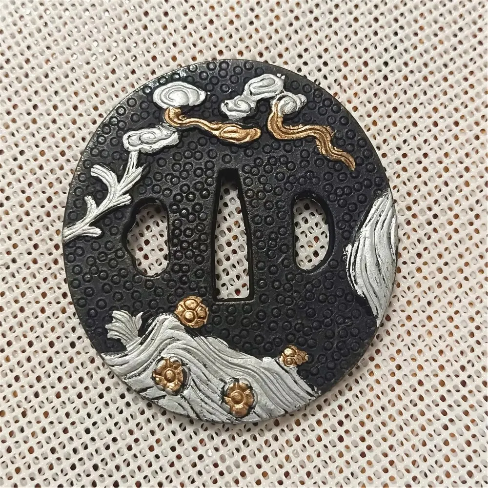 

Alloy Tsuba Guard For Japanese Samurai Sword Katana Wakizashi Fitting Accessories