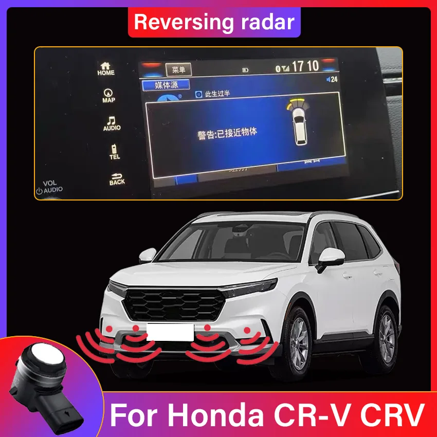 

New! Front Rear Parking Sensor Assistance Backup Radar Buzzer System for Honda CR-V CRV CR V RS Hybrid 5th Gen 6th Gen 2017-2025