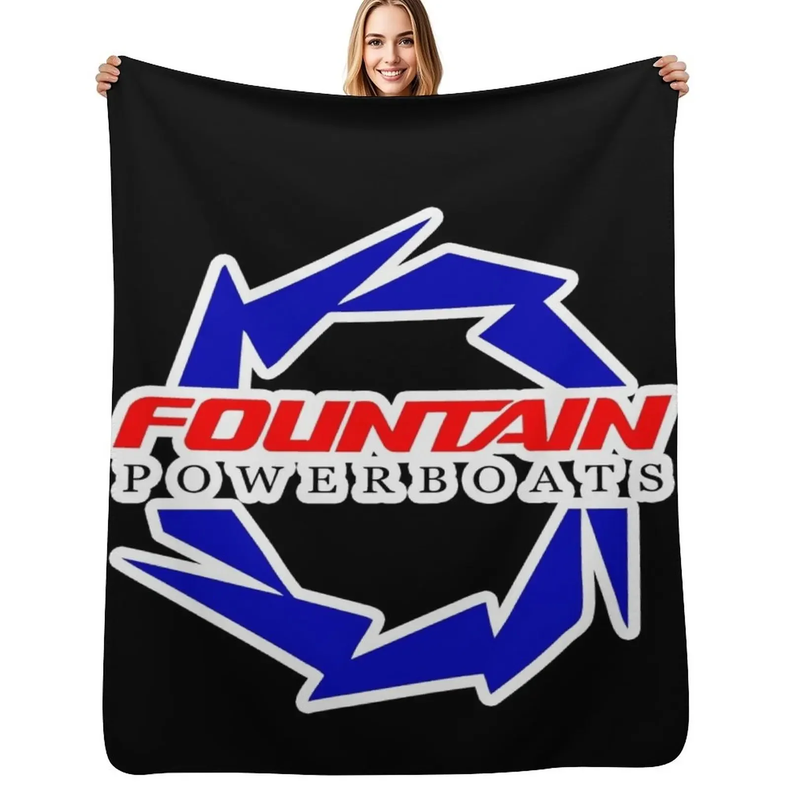 

Fountain Powerboats Boat Throw Blanket Bed Fashionable Blankets For Bed Decorative Sofa Shaggy Blanket