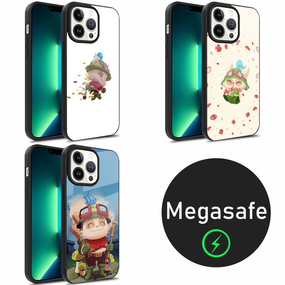 L-League of Legends L-LOL Teemo Phone Case For iPhone 16,15,14,13,12,11,Plus,Pro,Max Mini Magsafe Magnetic Wireless Charging