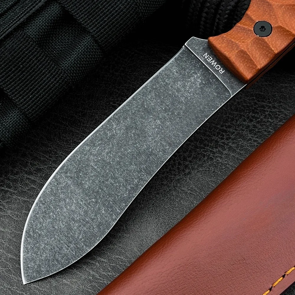 Portable Wilderness Fixed Blade Knife Outdoor Utility Backpack Straight Knife Camping Hiking BBQ Essentials EDC Pocket Knives view 4