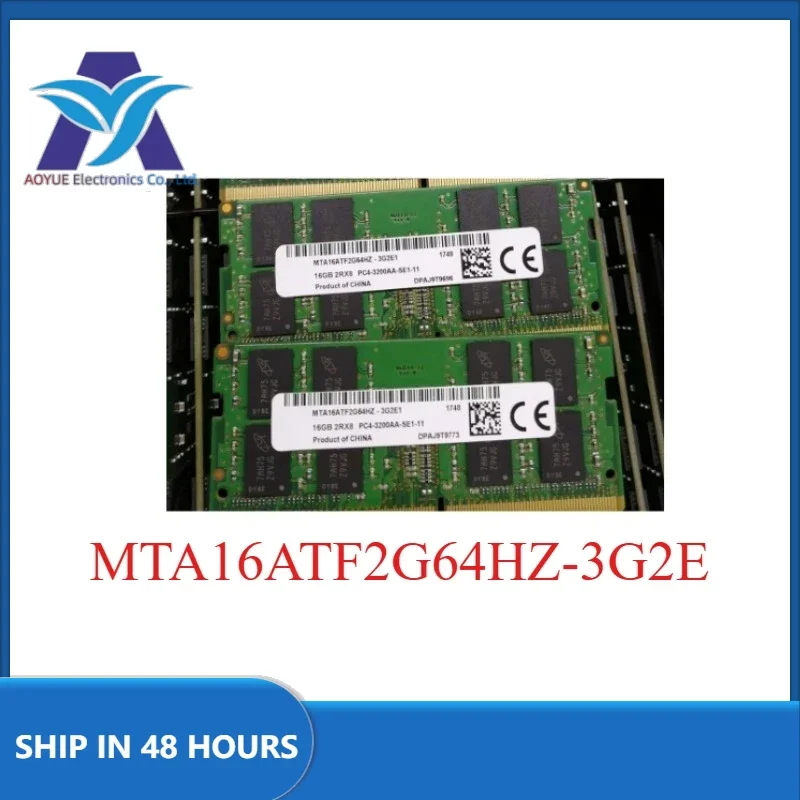 1pcs/lot RAM 16G 16GB 2RX8 DDR4 3200 For MT Notebook Memory MTA16ATF2G64HZ-3G2E PC4-3200AA-SE1