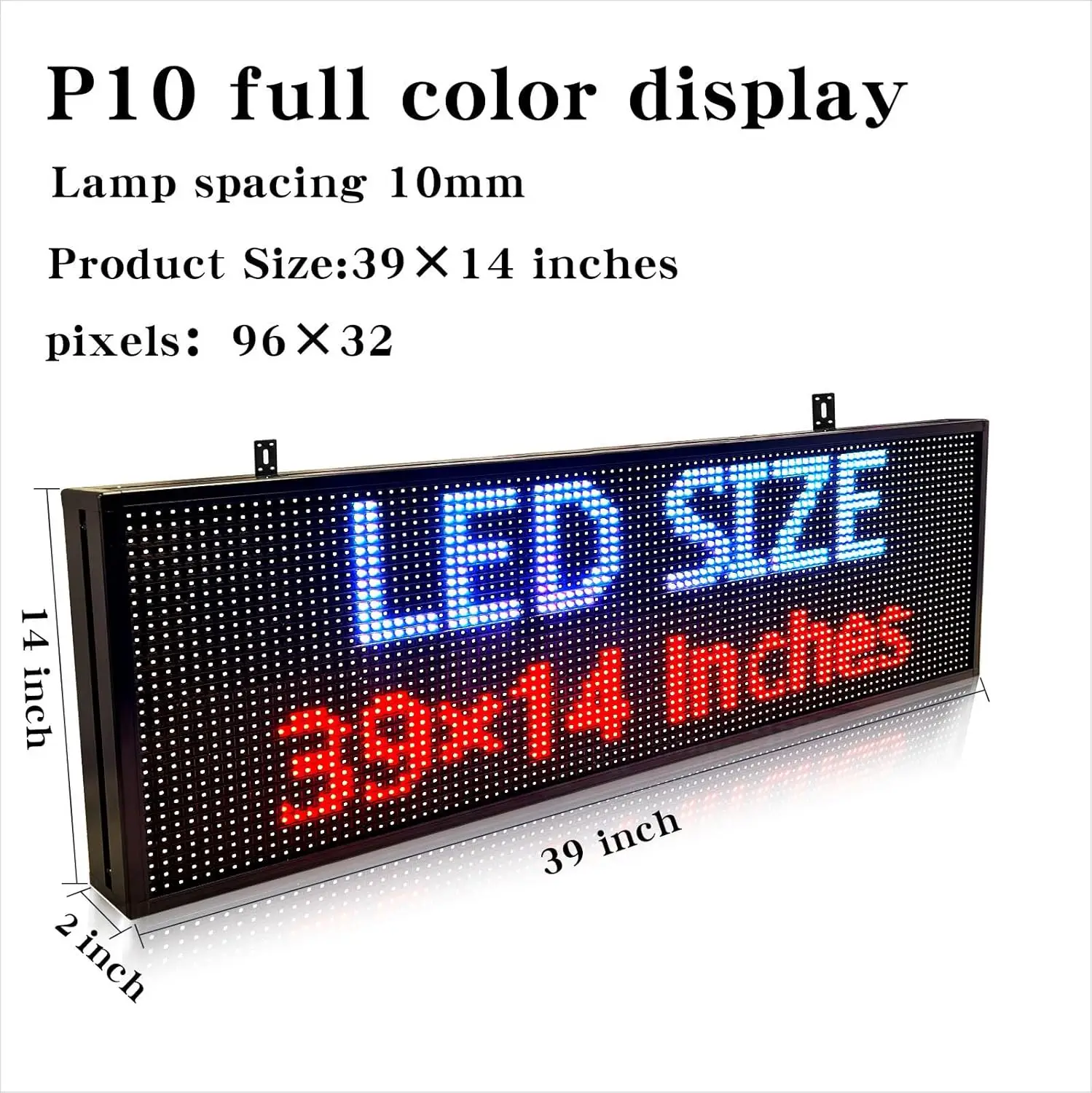 Schermo LED P10 per Pubblicità Esterna - Display per Recinzioni di Stadi Sportivi, Centri Commerciali, Negozi e Ascensori