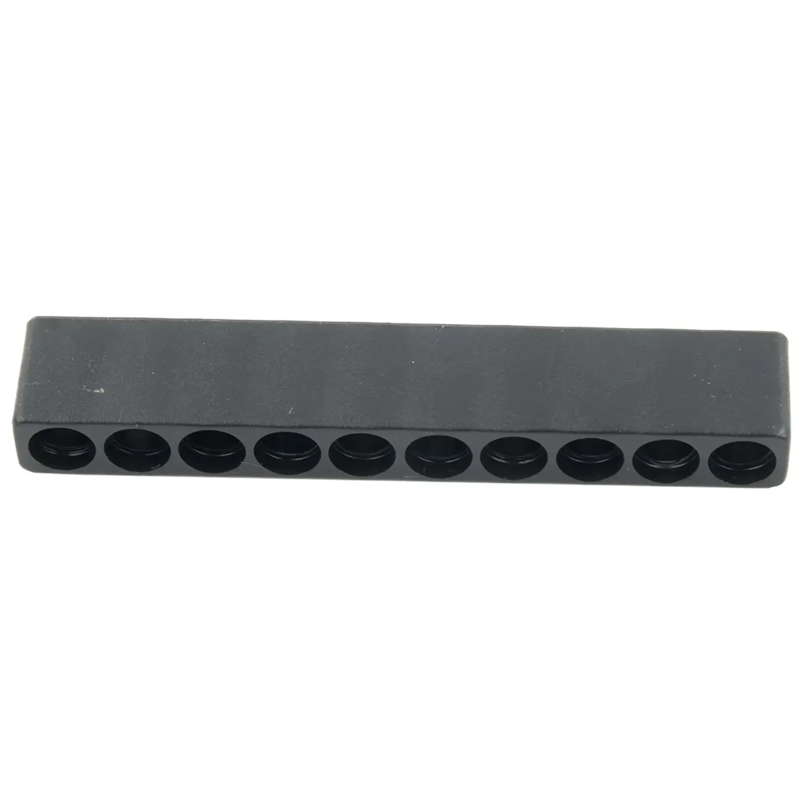10-Hole Screwdriver Bit Holder Storage Soft Rubber Organizers 1/4 Inch Hex Screwdriver Head Hand Tool Drill Bit Stand Case image 3