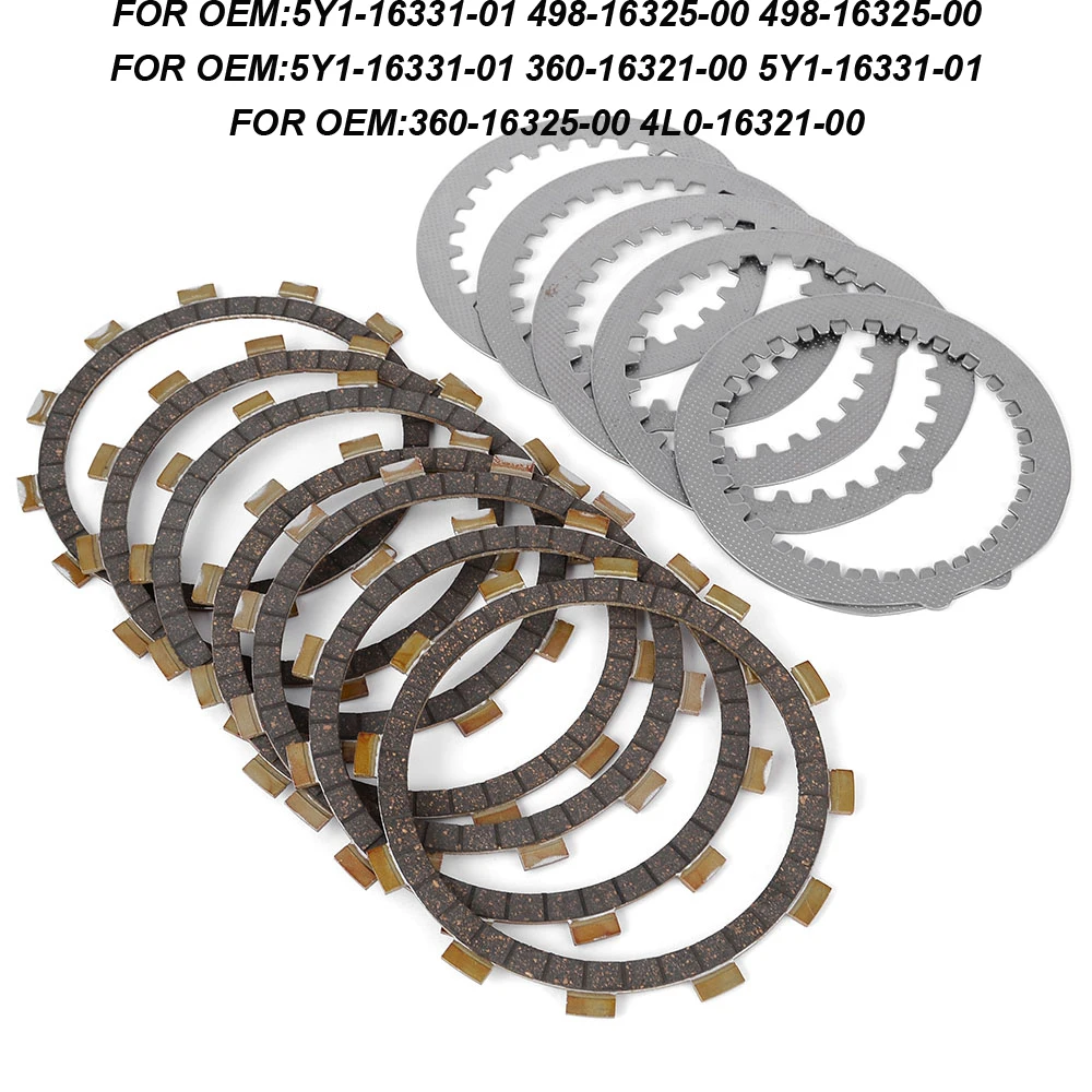 

Clutch Friction Plates For Yamaha YFZ350 Banshee 350 RZ250R RZ350 DT250 DT400 TY250 D/E RD250 LC RD400 C-F RD350 N/F/F2/R