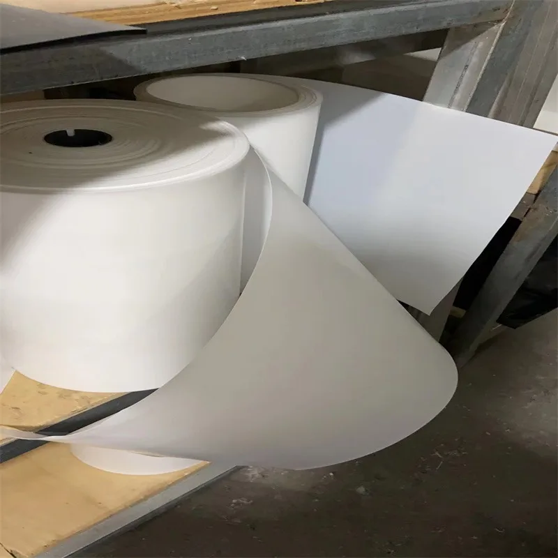 

0.3mm 0.5mm 0.8mm thickness PTFE foil sheet polytef plate tetrafluoroplate polytef pad ETFE TFE