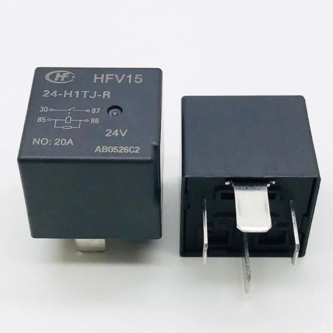 HOT NEW HFV15 24-H1TJ-R HFV1524H1TJ-R DC24V 24VDC 24V 20A relay 4PIN