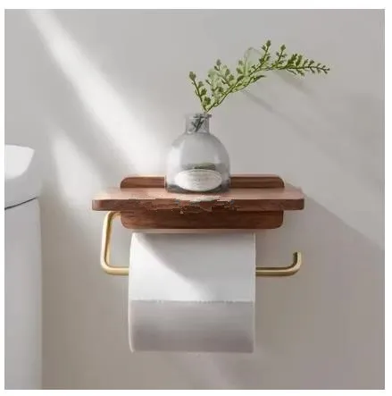 

1 шт. настенный держатель для салфеток из нержавеющей стали с отделкой под черный орех, с креплением без сверления, аксессуары для туалета и ванной комнаты