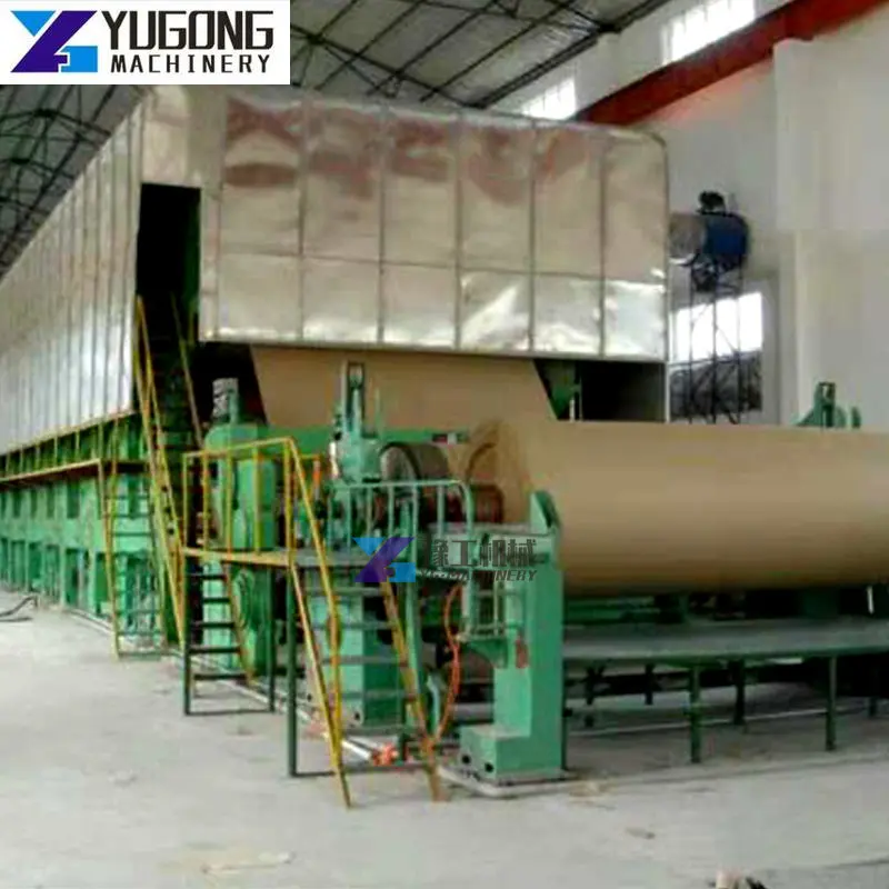 High Quality Waste Paper Recycling Carton Paper Machine Production Line Kraft Test Liner Paper Making Machine